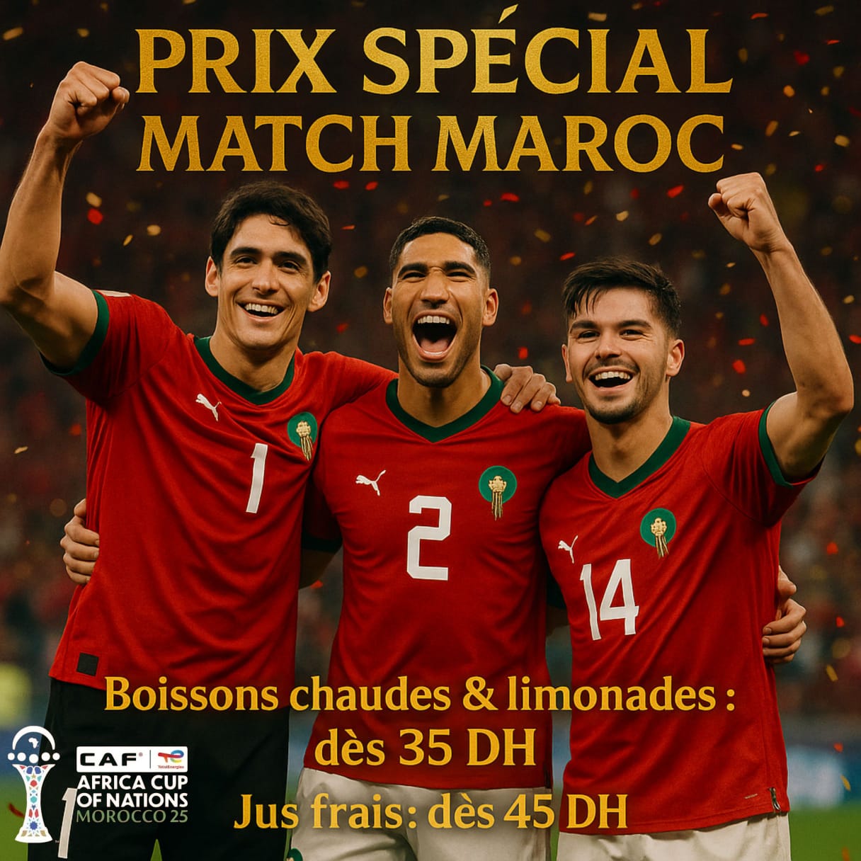 Événement Match Maroc
